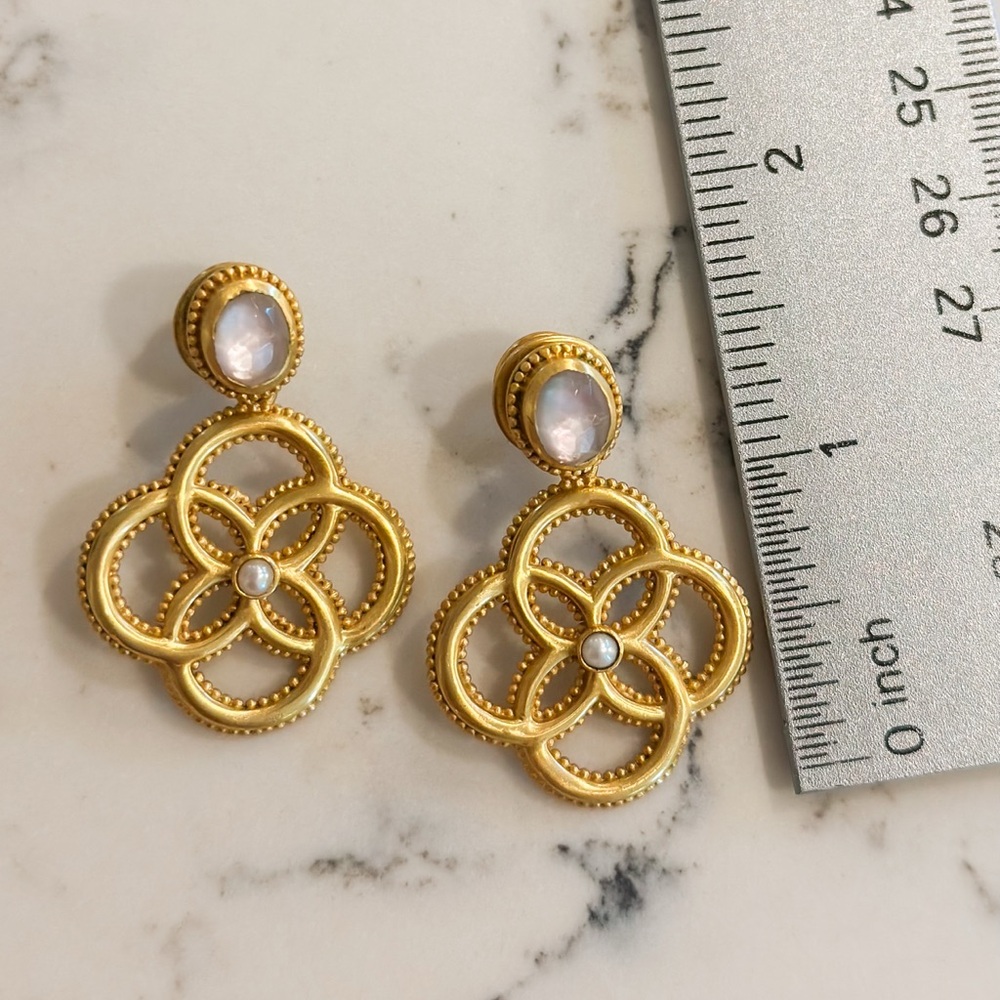 Julie Vos Gold Chloe Earrings - Picture 4 of 4